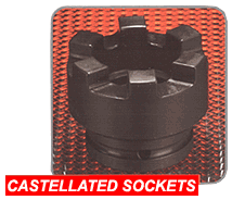 castellated sockets