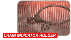 chain indicator holder