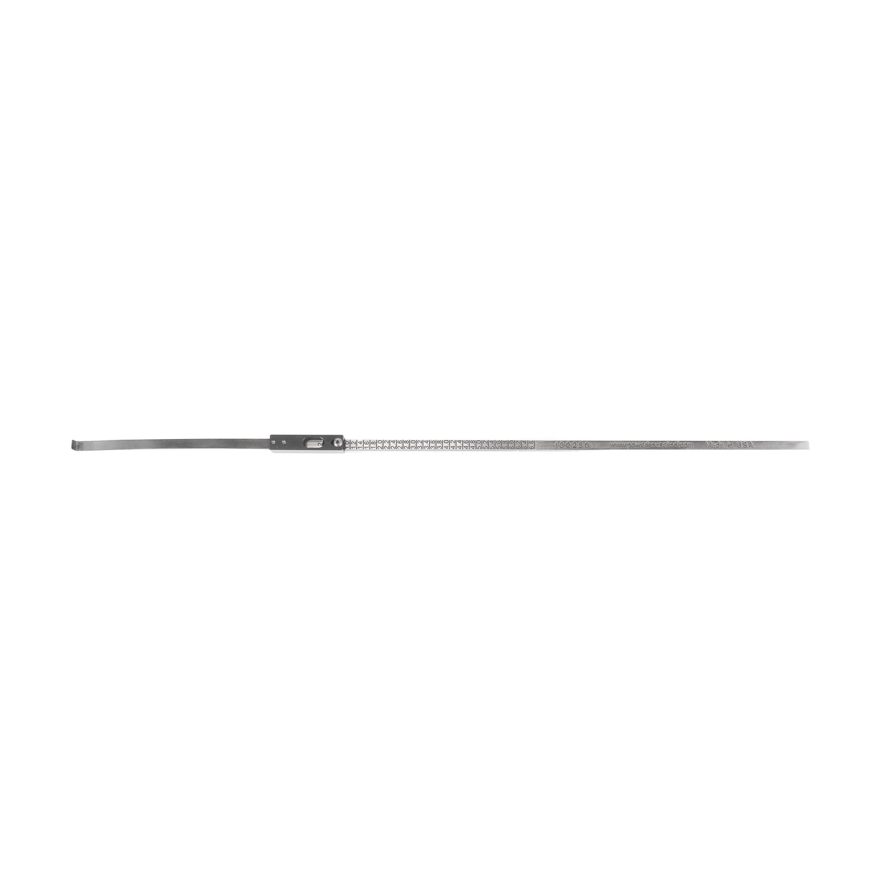 Straight Taper Gauge – Nickel Plated (Inch Sizes)