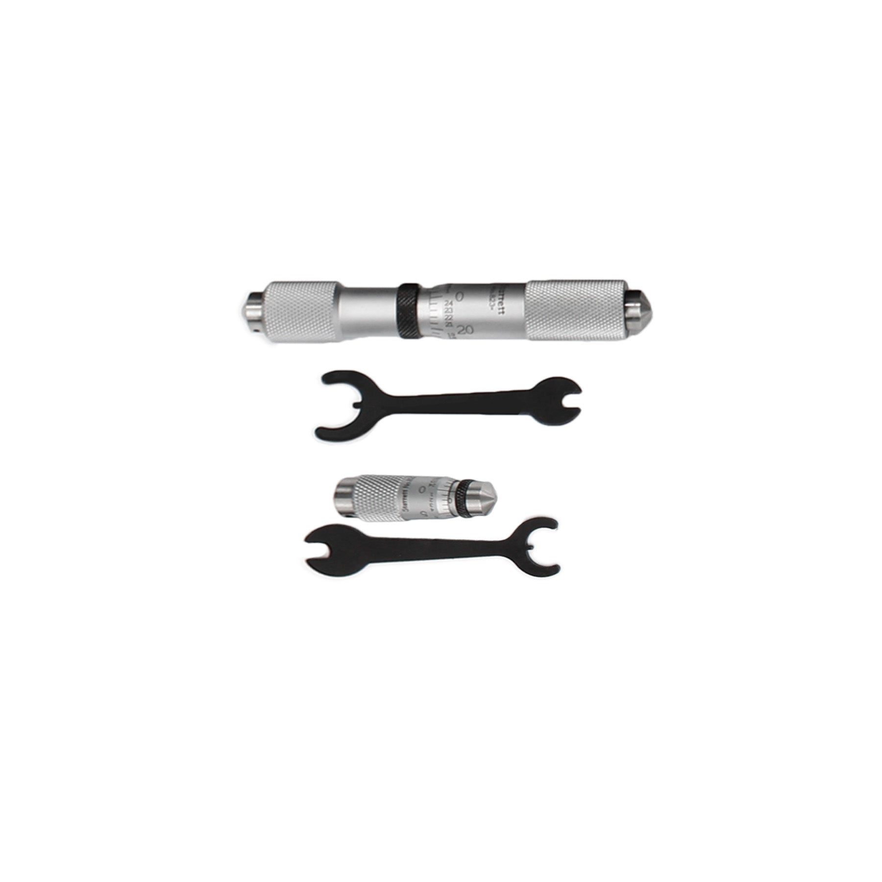 Starrett Inside Micrometer (2) heads (1/2" and 1") ( Head Set Alignment Kit - SCZ01 )